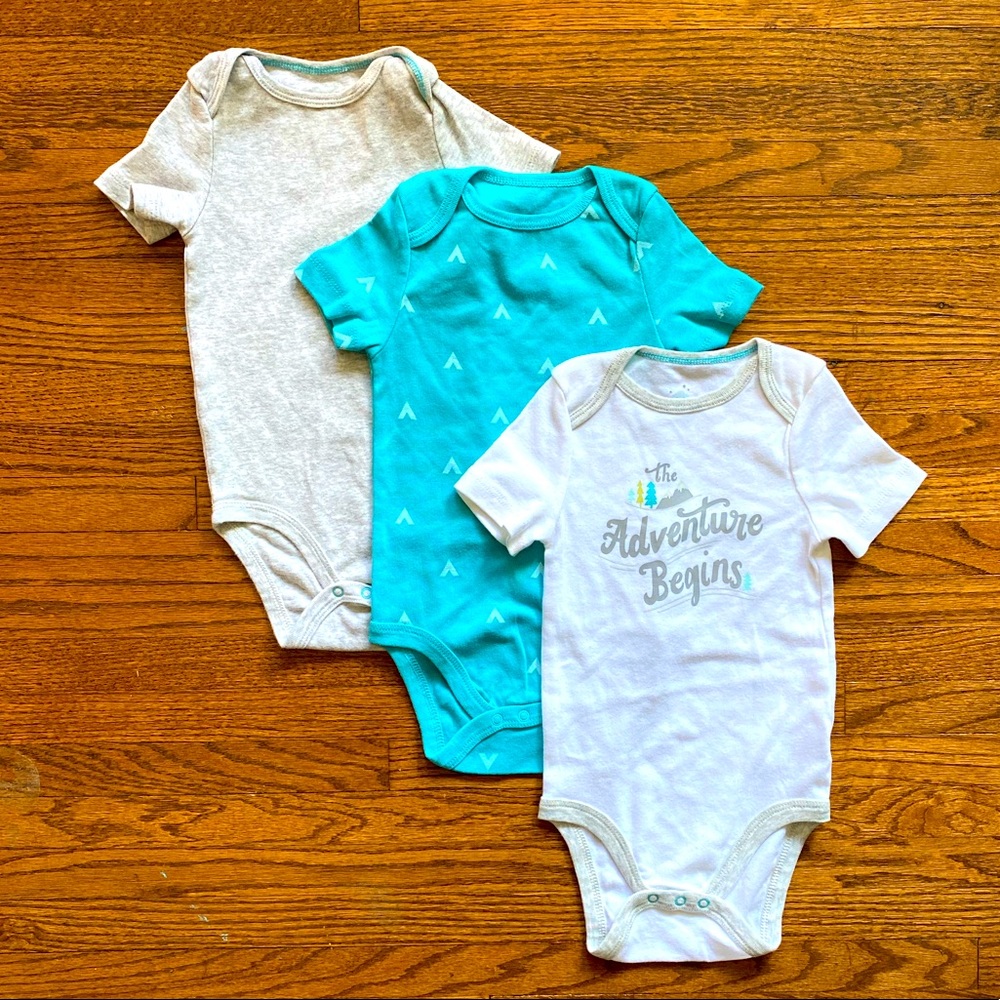 Set of three onesies- 12 months